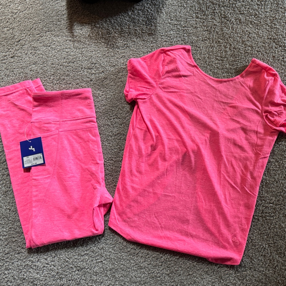 JoyLab Vibrant Pink Leggings Set